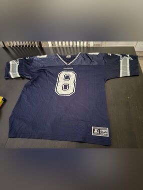 Vintage 90’s Starter Dallas Cowboys Troy Aikman Jersey NFL Football Men’s XXL 54